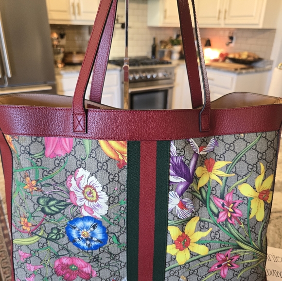 Gucci Ophidia Flora GG Soft Tote - Picture 10 of 10